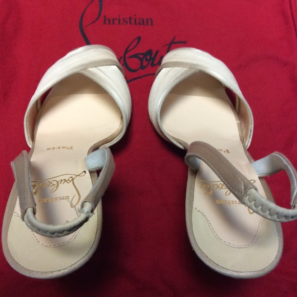 Christian Louboutin Mauresmo Chiffon Slingbacks - Picture 7 of 8